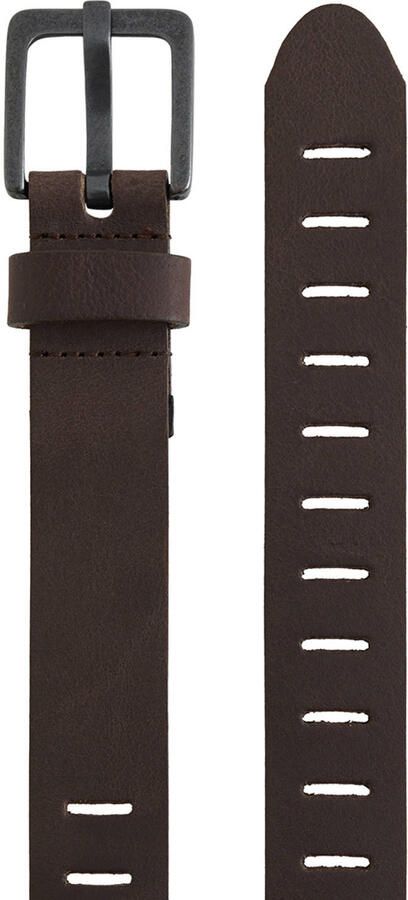 WE Fashion imitatieleren riem donkerbruin - Foto 2
