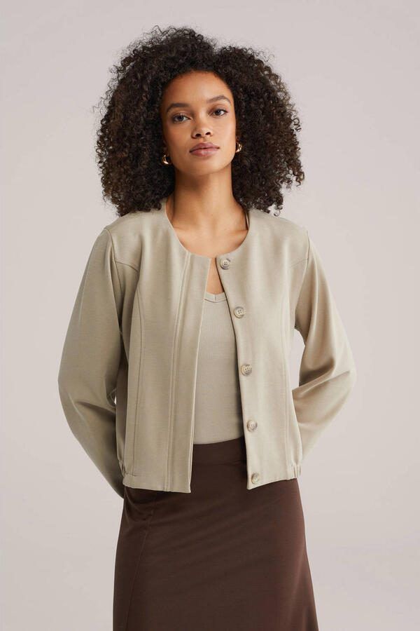 WE Fashion jasje beige