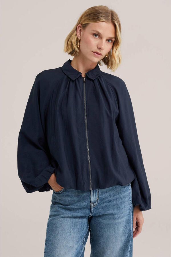 WE Fashion jasje donkerblauw