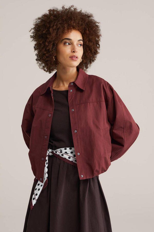 WE Fashion jasje donkerrood