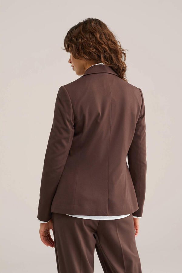 WE Fashion jersey getailleerde blazer - Foto 2