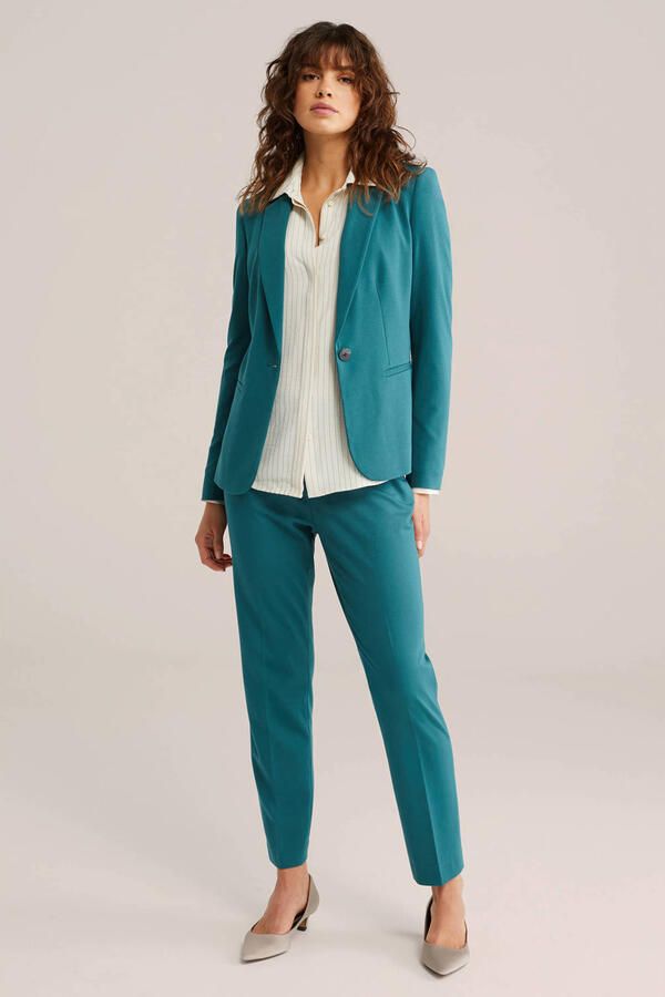 WE Fashion jersey getailleerde blazer - Foto 3