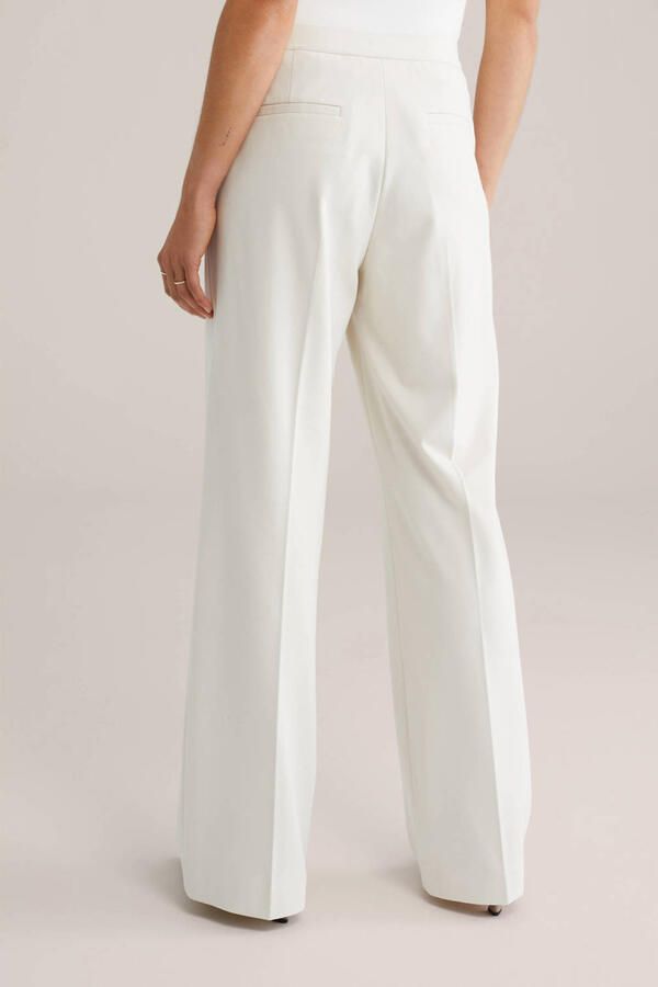 WE Fashion jersey high waist pantalon beige - Foto 2
