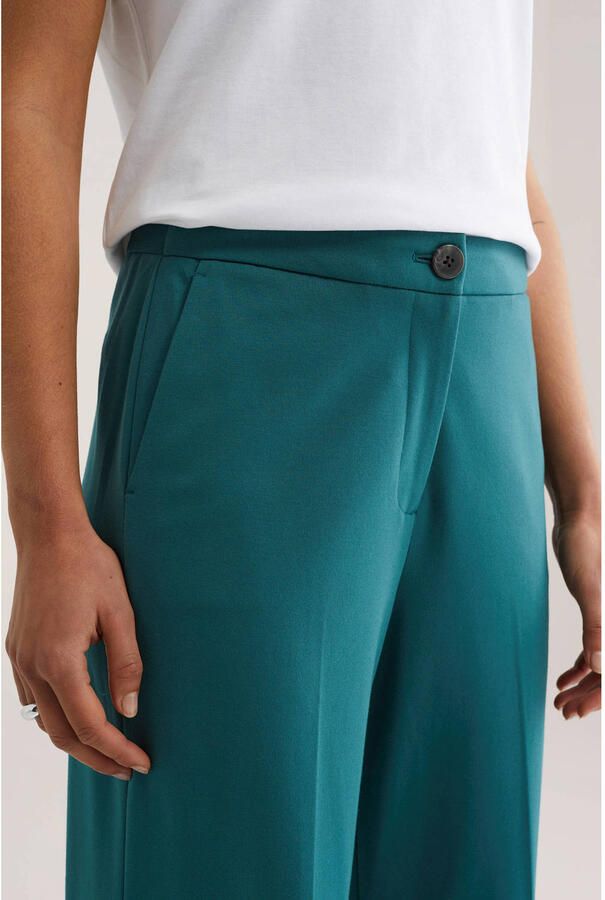 WE Fashion jersey high waist pantalon groen - Foto 2