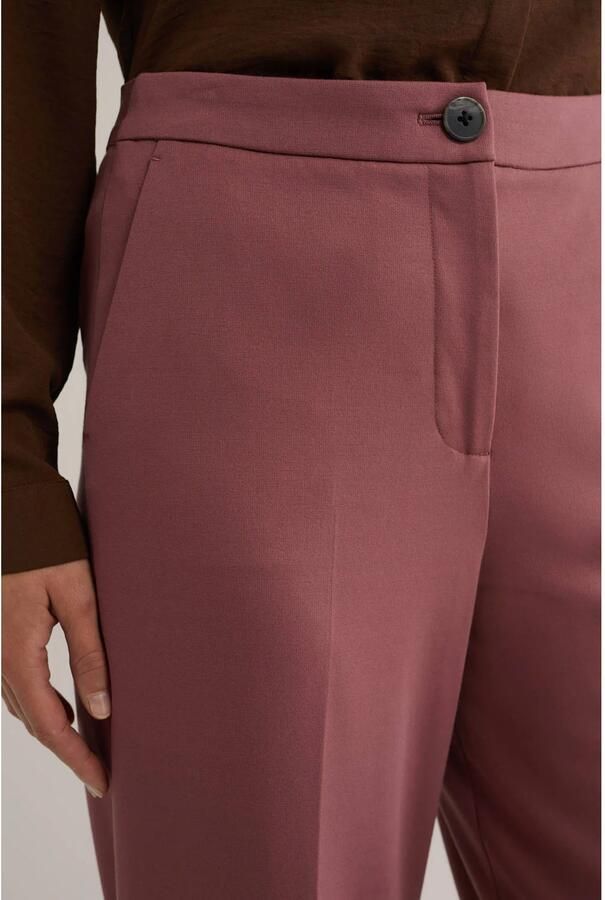 WE Fashion jersey high waist pantalon rood - Foto 2