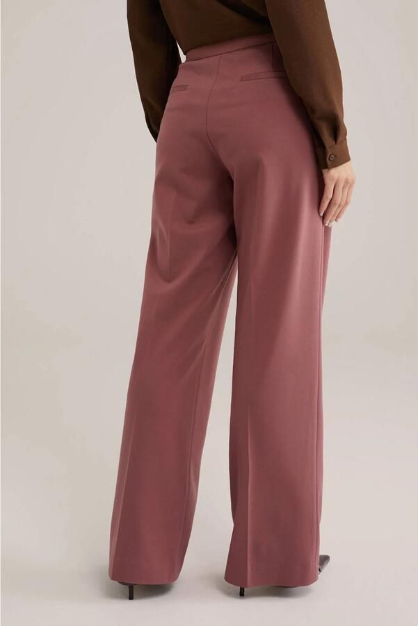 WE Fashion jersey high waist pantalon rood - Foto 3