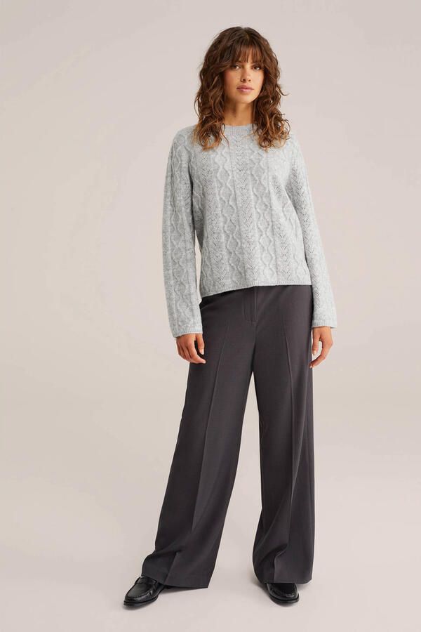 WE Fashion jersey wide leg high waist pantalon - Foto 3