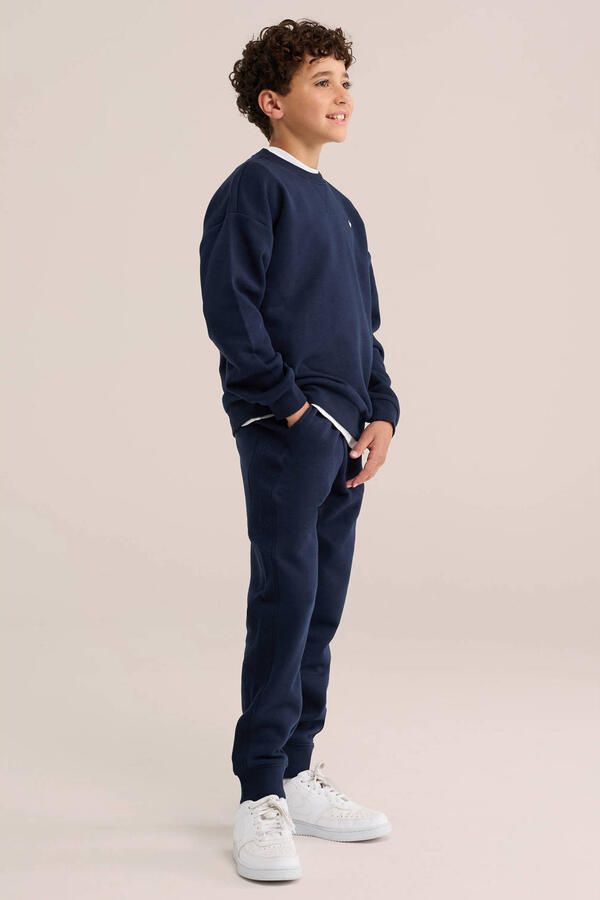 WE Fashion joggingbroek donkerblauw - Foto 2
