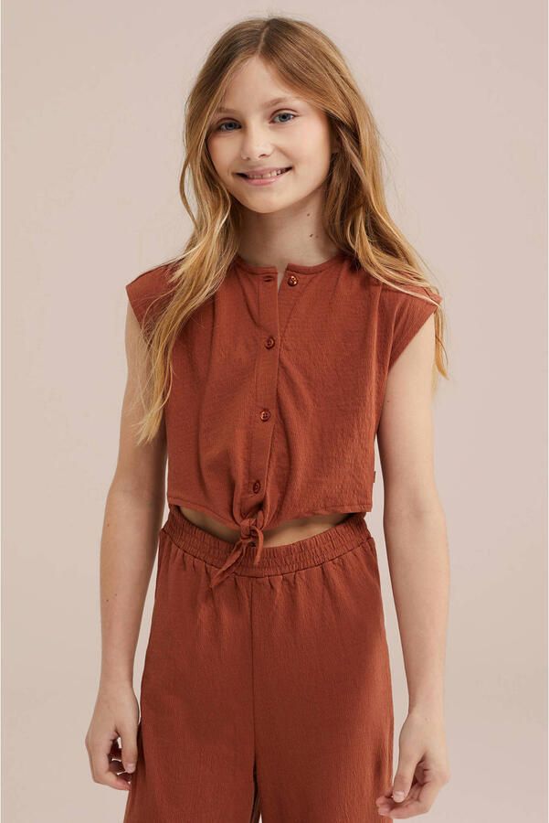 WE Fashion jumpsuit brique