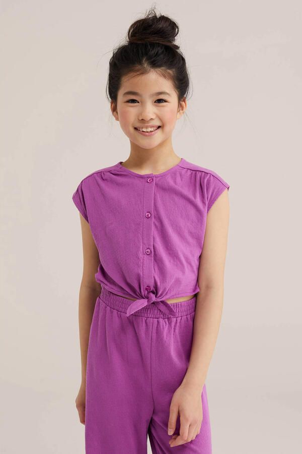 WE Fashion jumpsuit paars