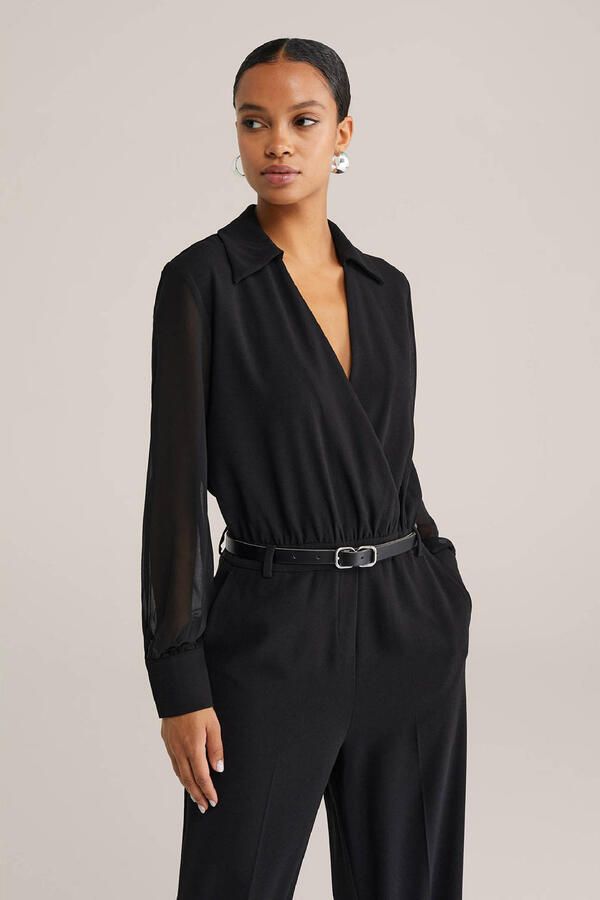 WE Fashion jumpsuit zwart