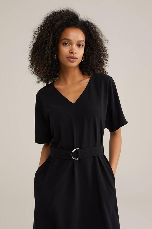 WE Fashion jurk zwart