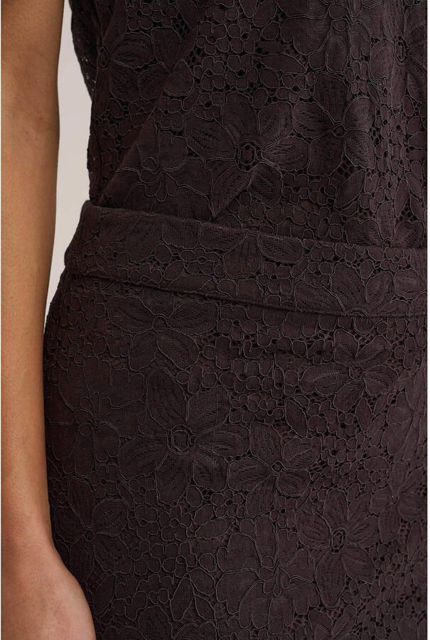 WE Fashion kanten midi rok bruin - Foto 2