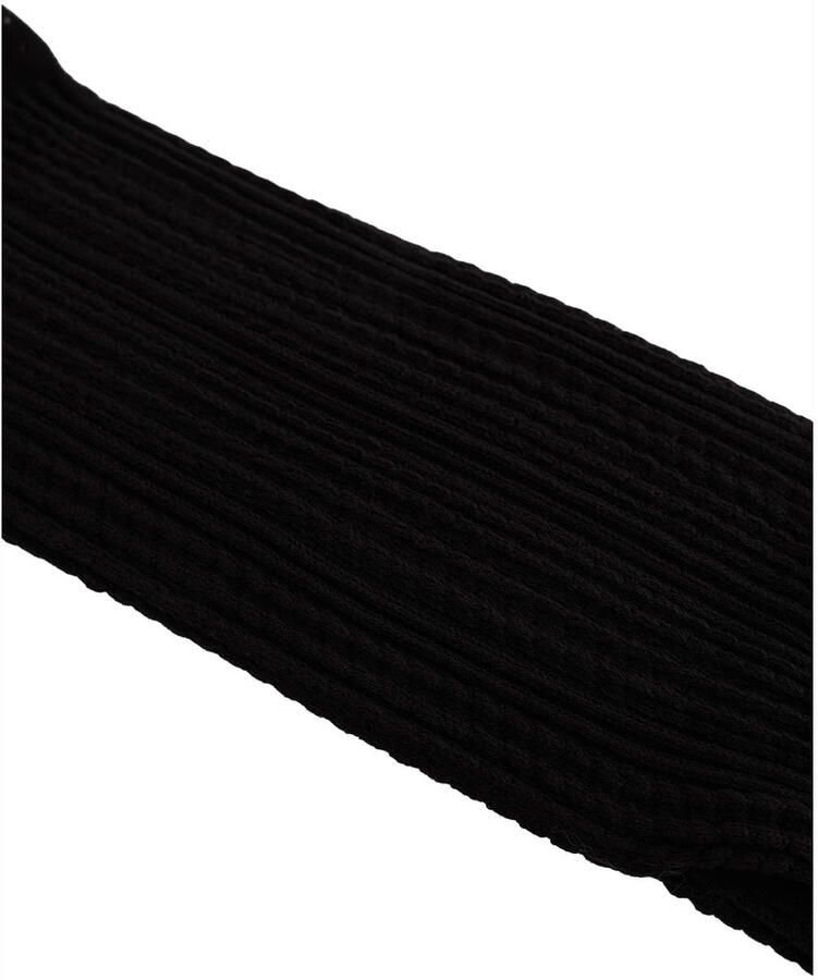 WE Fashion katoenen gebreide maillot zwart - Foto 2