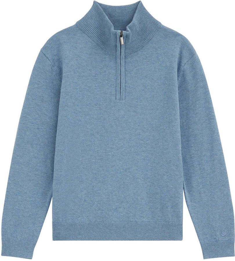 WE Fashion katoenen pullover blauw