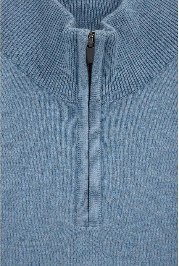 WE Fashion katoenen pullover blauw - Foto 2