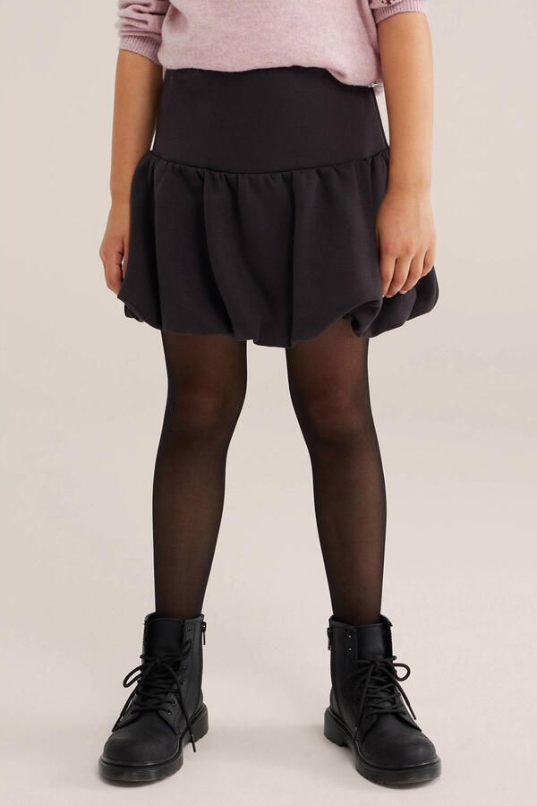WE Fashion korte ballonrok zwart
