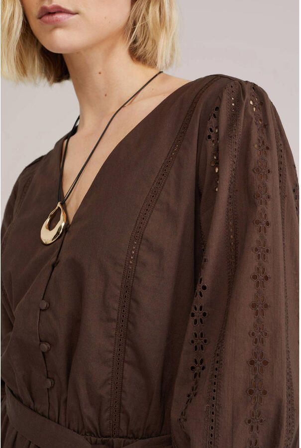 WE Fashion korte jurk bruin - Foto 2