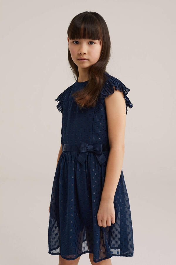WE Fashion korte jurk donkerblauw - Foto 3