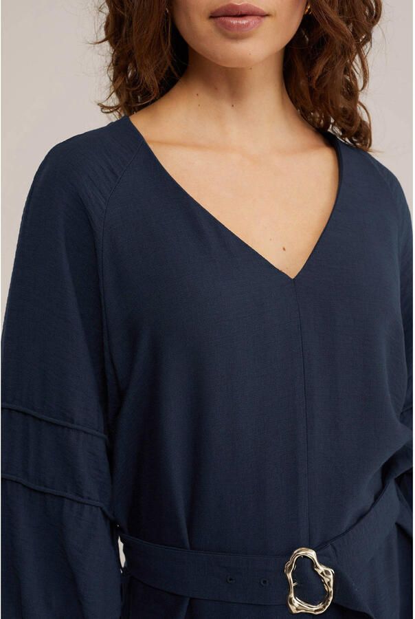 WE Fashion korte jurk donkerblauw - Foto 2