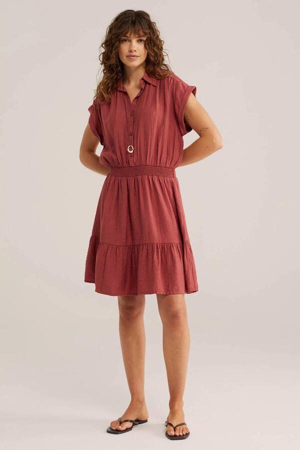 WE Fashion korte jurk oudroze - Foto 3