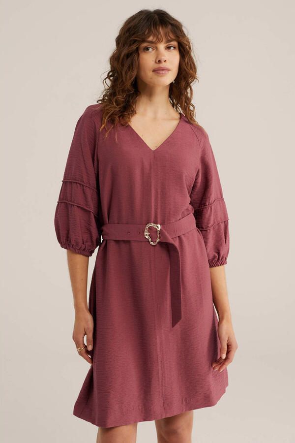 WE Fashion korte jurk oudroze