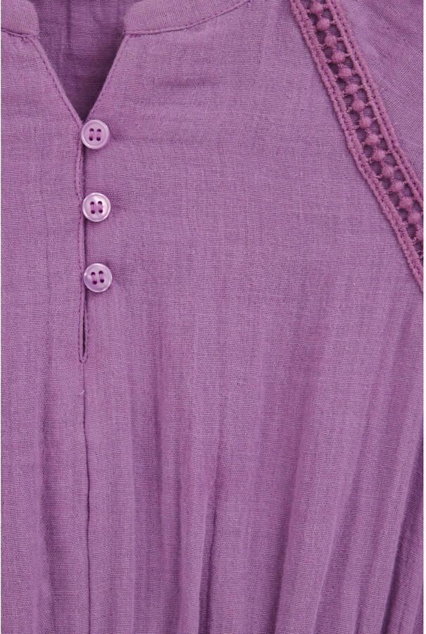 WE Fashion korte jurk paars - Foto 3
