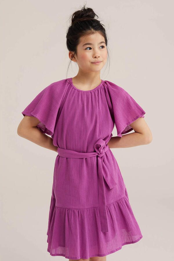 WE Fashion korte jurk paars