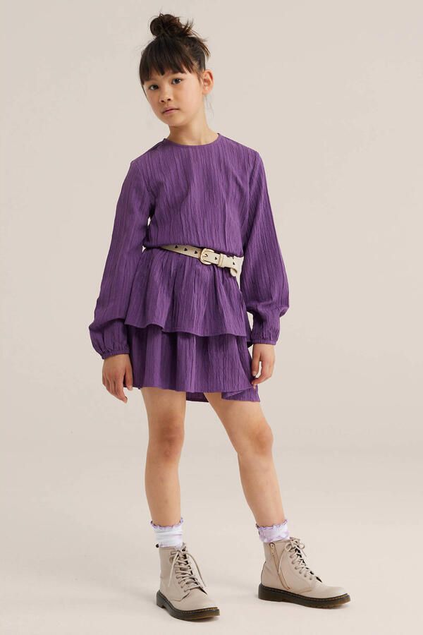 WE Fashion korte jurk paars - Foto 2