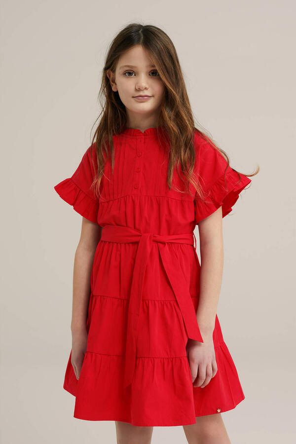 WE Fashion korte jurk rood