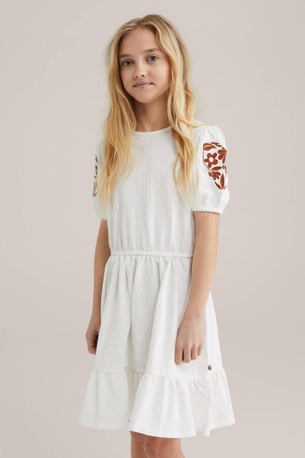 WE Fashion korte jurk wit - Foto 1
