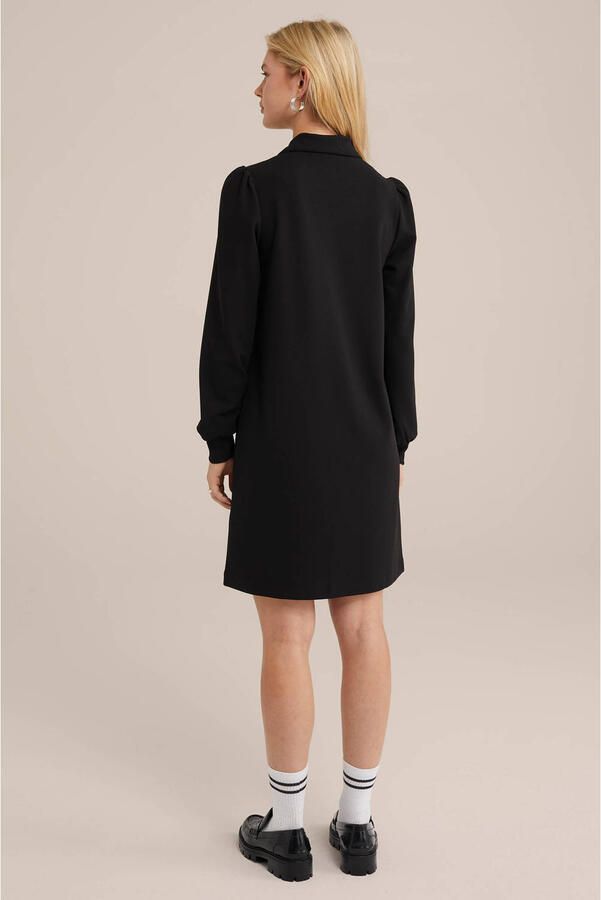 WE Fashion korte jurk zwart