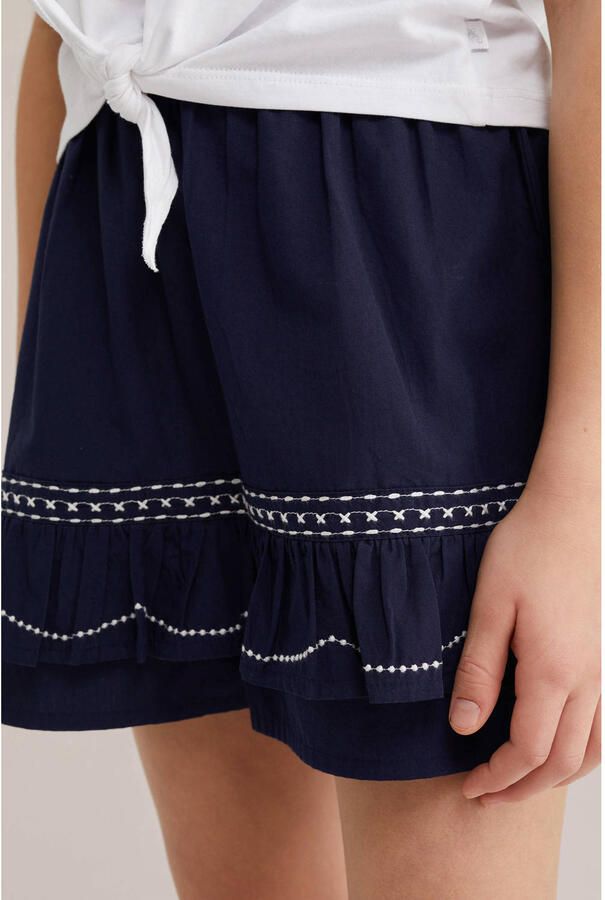 WE Fashion korte rok donkerblauw - Foto 2