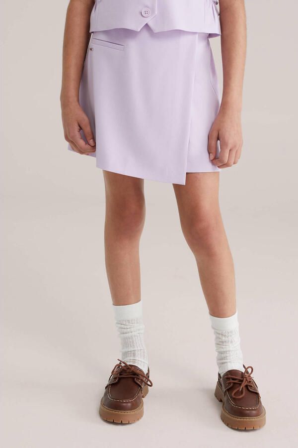 WE Fashion korte rok lila