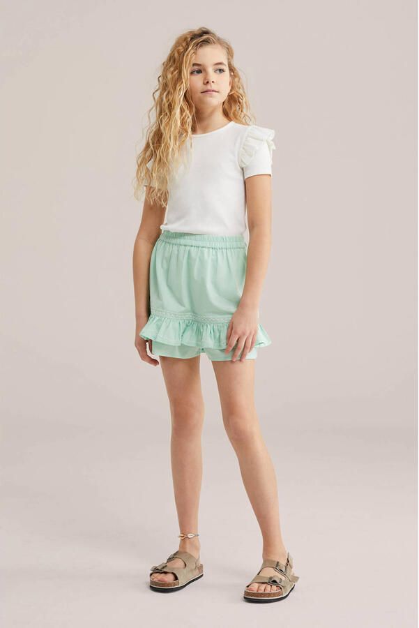 WE Fashion korte rok mintgroen - Foto 2