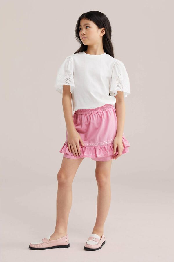 WE Fashion korte rok roze - Foto 2