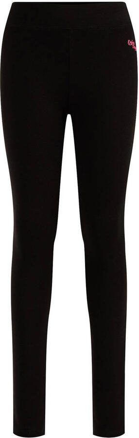 WE Fashion legging zwart Meisjes Stretchkatoen Effen 146 152