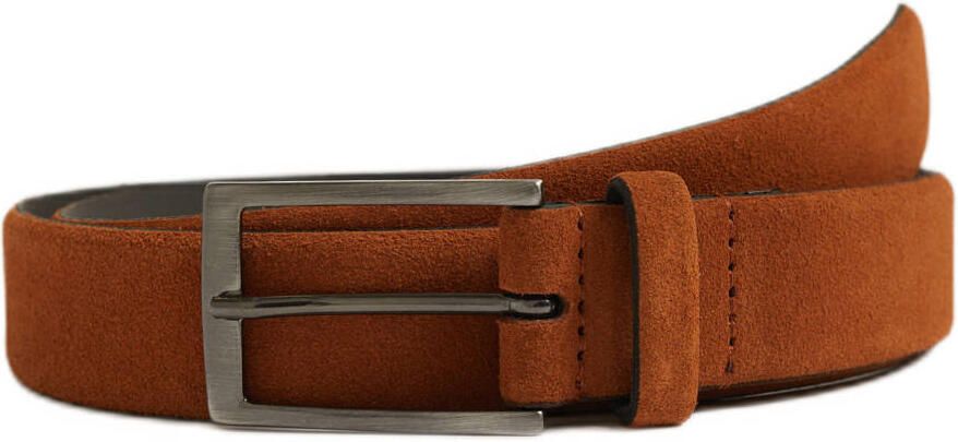 WE Fashion leren riem camel