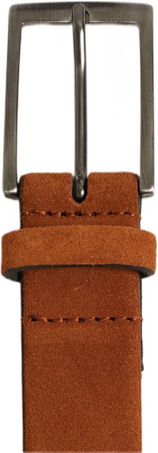 WE Fashion leren riem camel - Foto 3