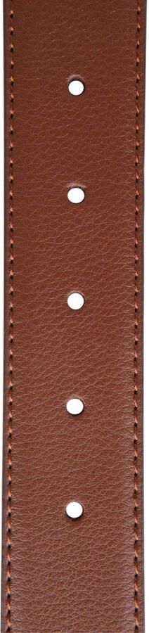 WE Fashion leren riem cognac - Foto 2