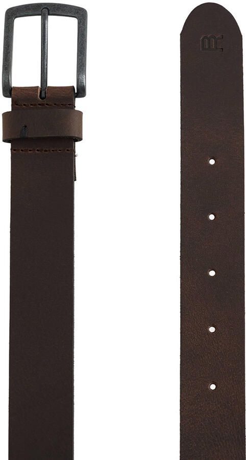 WE Fashion leren riem donkerbruin - Foto 2