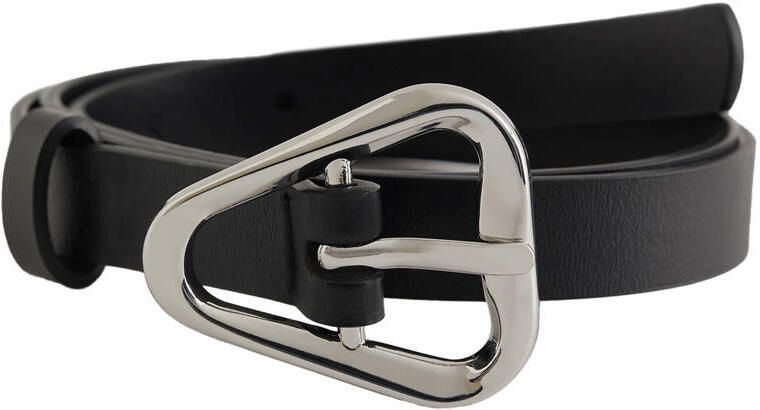 WE Fashion leren riem zwart - Foto 1