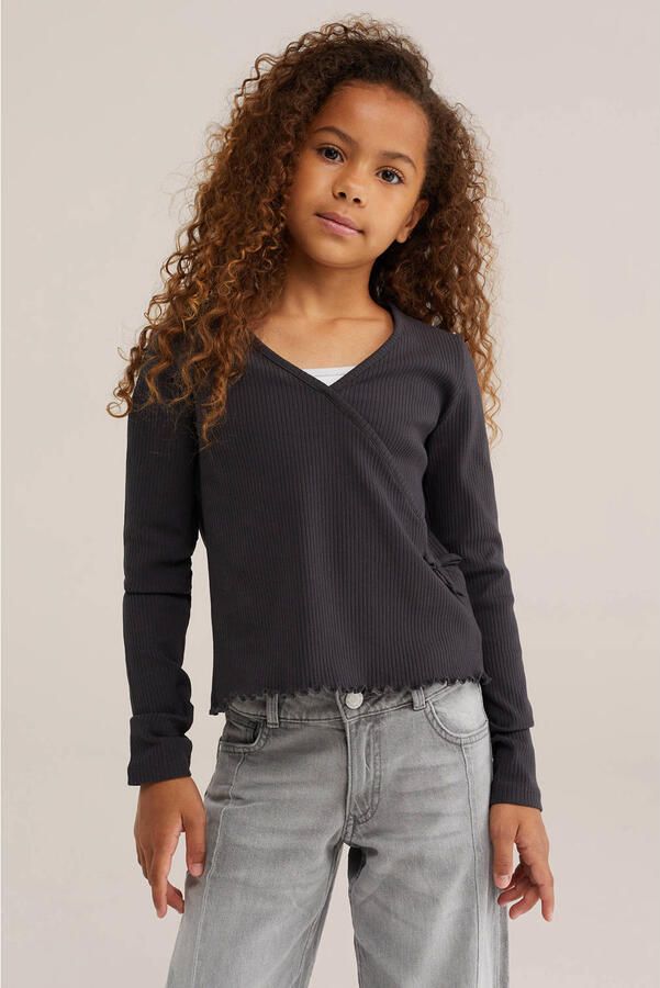 WE Fashion longsleeve antraciet