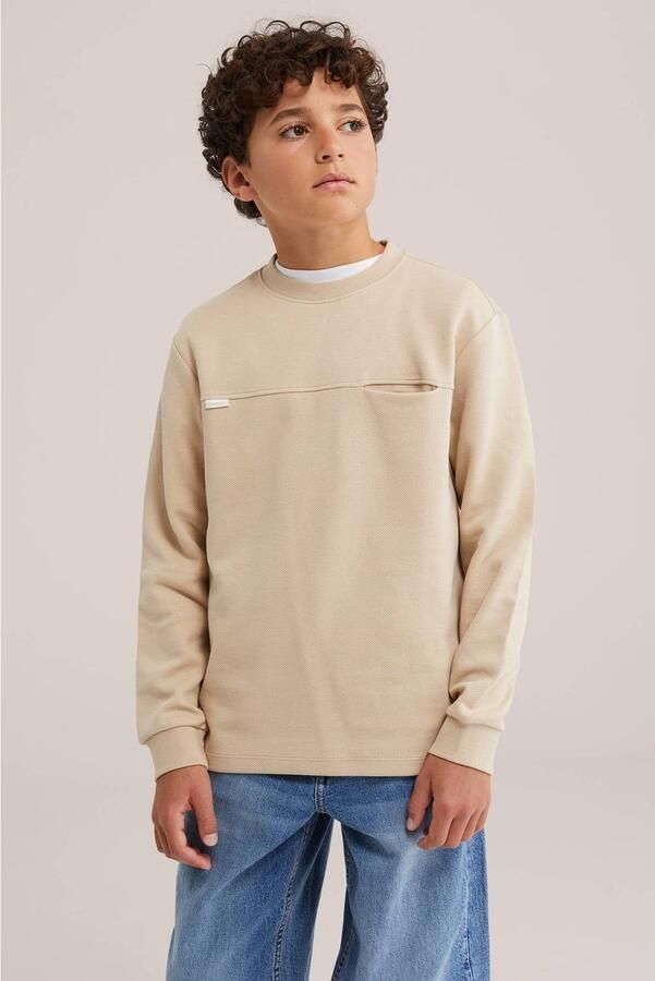 WE Fashion longsleeve beige