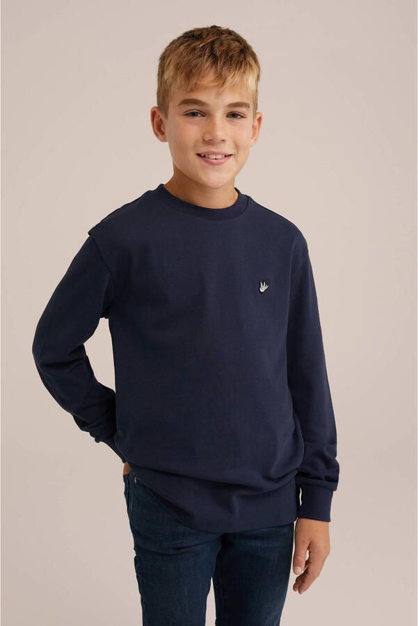 WE Fashion longsleeve marineblauw - Foto 2