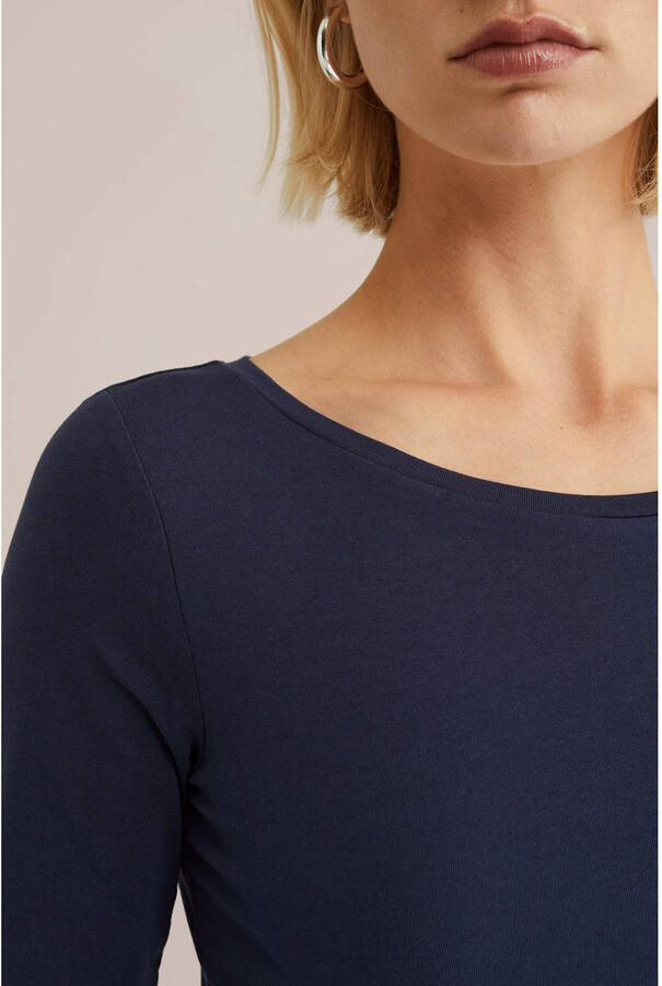 WE Fashion longsleeve donkerblauw - Foto 2