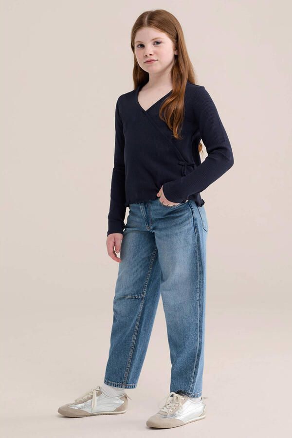 WE Fashion longsleeve donkerblauw - Foto 3
