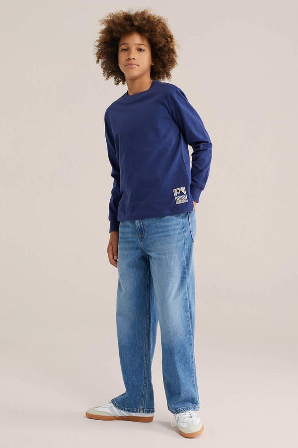 WE Fashion longsleeve donkerblauw - Foto 3