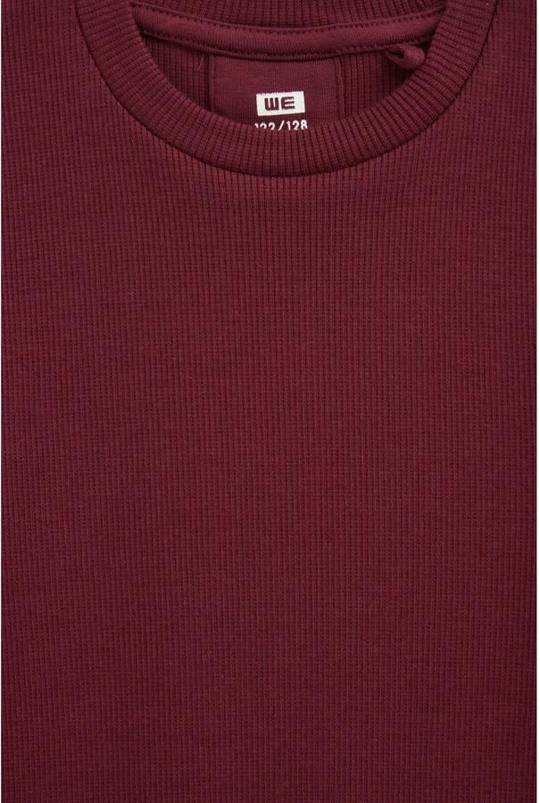 WE Fashion longsleeve donkerrood - Foto 2
