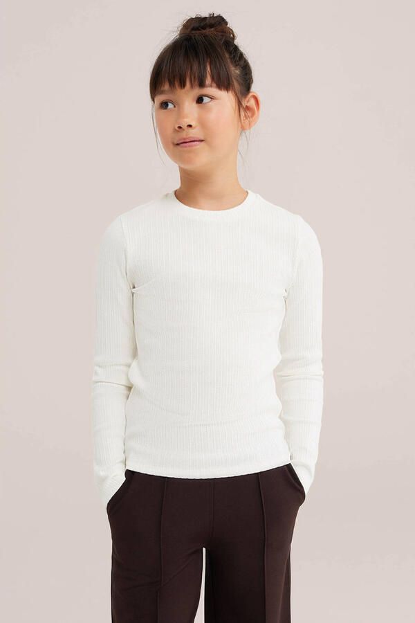 WE Fashion longsleeve ecru